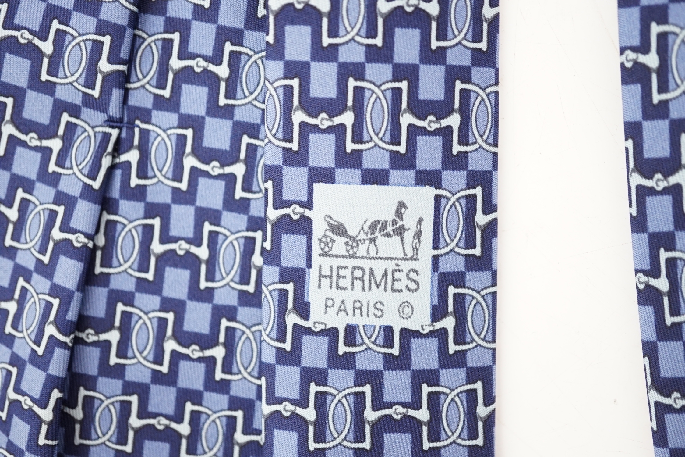 Three Hermès ties